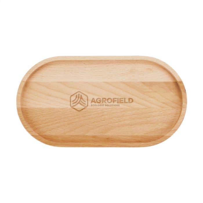 Plateau de service | Bois de hêtre | Ovale