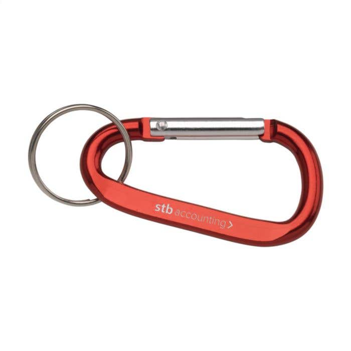 Mousqueton | Aluminium recyclé | Avec porte-clés