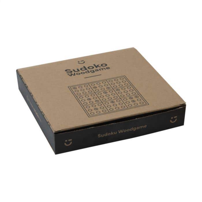 Plateau de sudoku | Bois de pin | 81 pions | Compartiment de rangement inclus