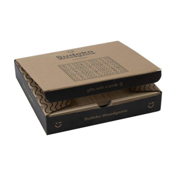 Plateau de sudoku | Bois de pin | 81 pions | Compartiment de rangement inclus