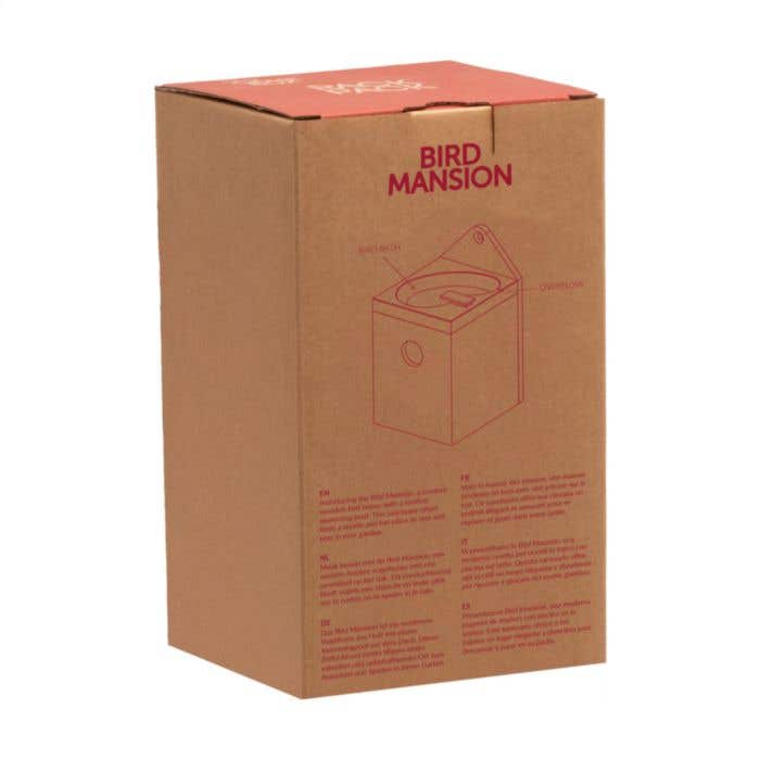 Nichoir | Pin FSC® | Avec bain d'oiseaux