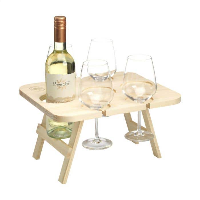 Rackpack Table à vin | Bois de pin FSC® | Pliable