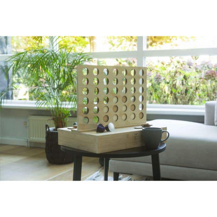 Tiroir à capsules de café Rackpack | Bambou FSC® | Avec jeu de puissance quatre