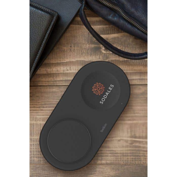 Belkin BoostCharge Pro | Chargeur sans fil Qi2 | 15W | 2-en-1