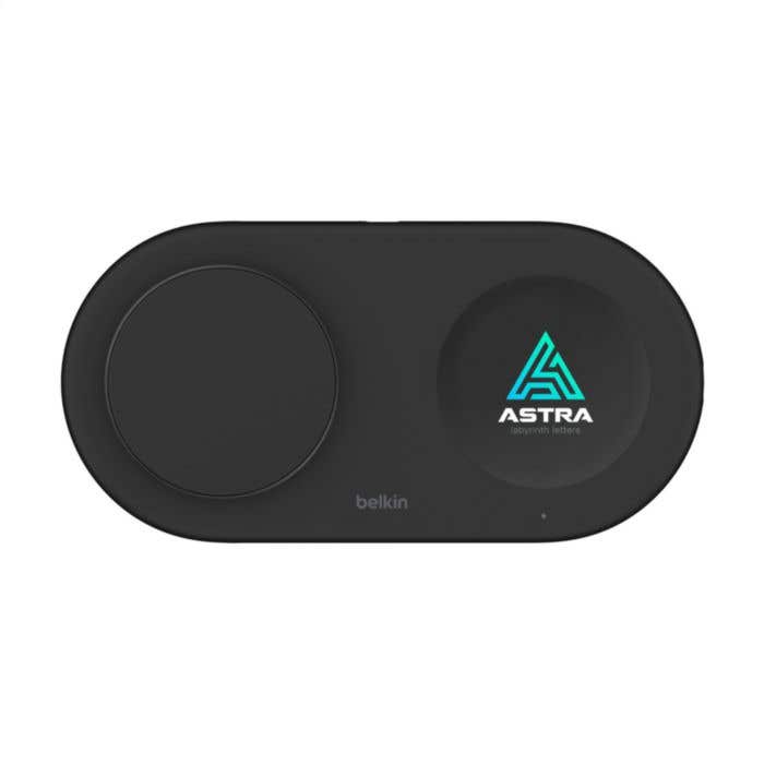 Belkin BoostCharge Pro | Chargeur sans fil Qi2 | 15W | 2-en-1