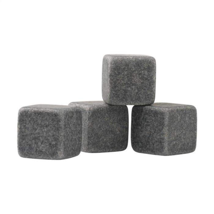 Wooosh glaçons Brice | Granit | Réutilisables | Set de 4 | Avec pochette