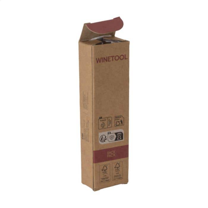 Rackpack couteau sommelier | Bois de hêtre FSC® | Acier inoxydable avec revêtement noir