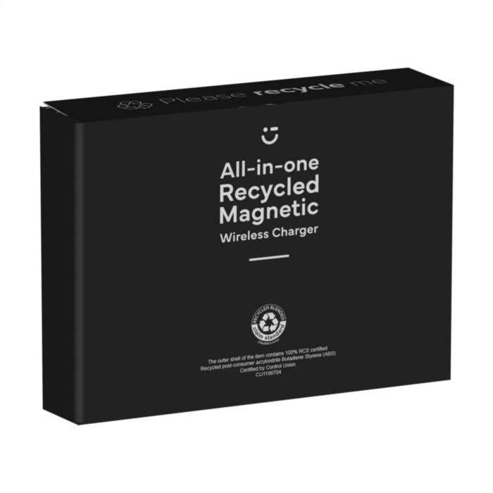 Chargeur sans fil | Magnétique | Recyclé | 15W | 3-en-1