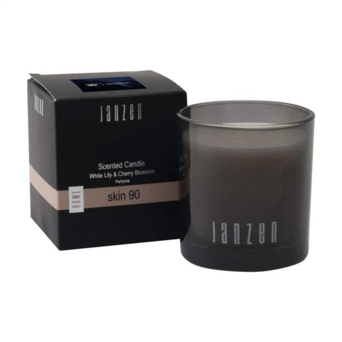 JANZEN Bougie Parfumée Skin 90 | Cire Naturelle | Boîte Cadeau