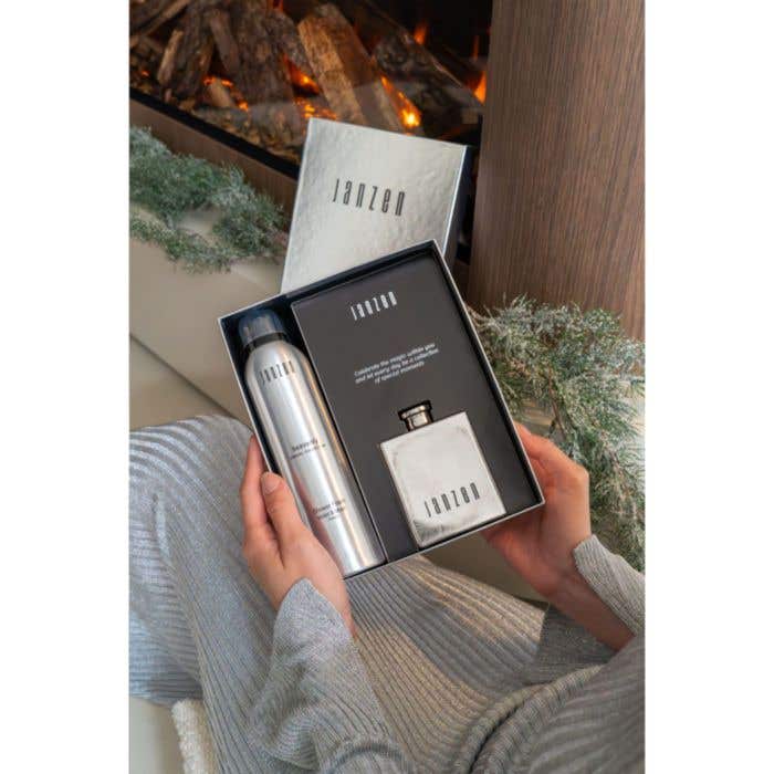 JANZEN Giftset Heavenly | Bâtonnets parfumés 100 ml | Mousse de douche 200 ml