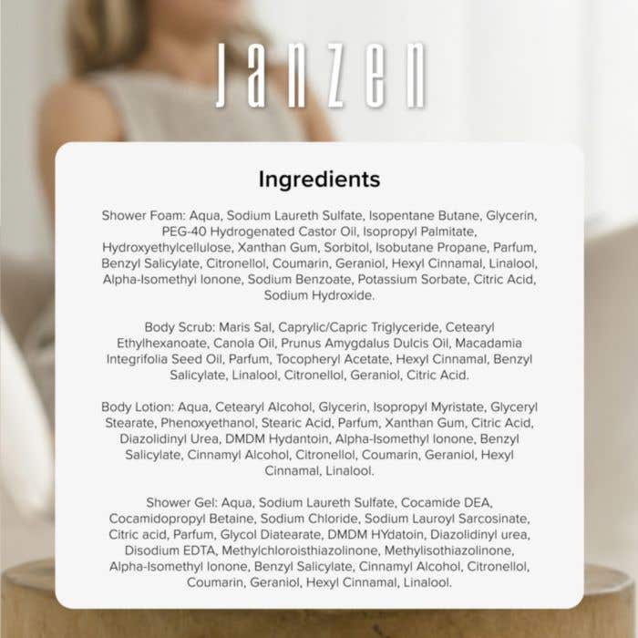 JANZEN Set de Soins Skin 90 | 4 pièces | Emballage cadeau