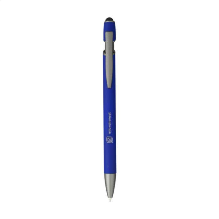 Stylo stylet Luca | Finition caoutchoutée