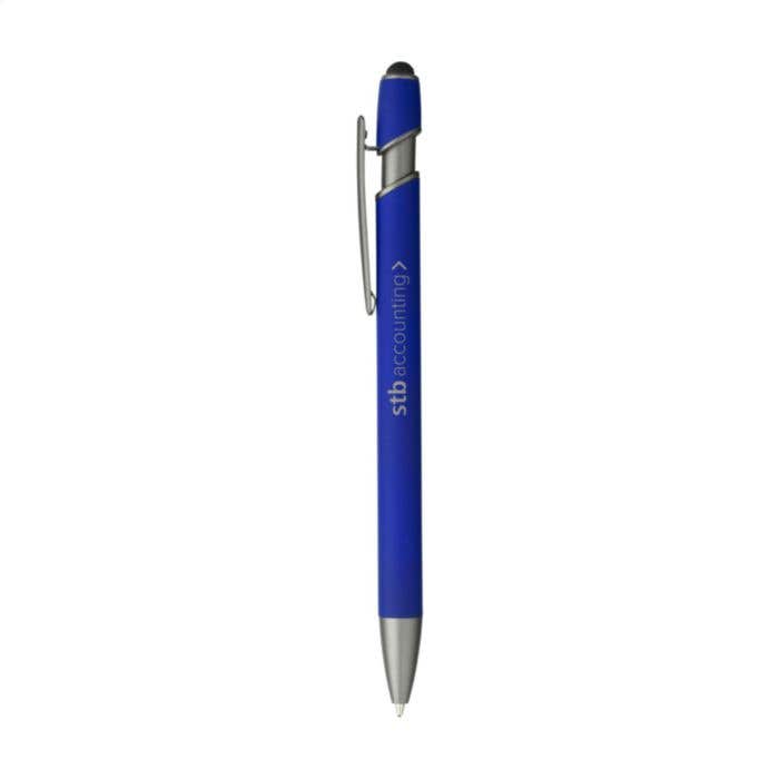 Stylet stylo à bille | Aluminium recyclé | Finition caoutchouc
