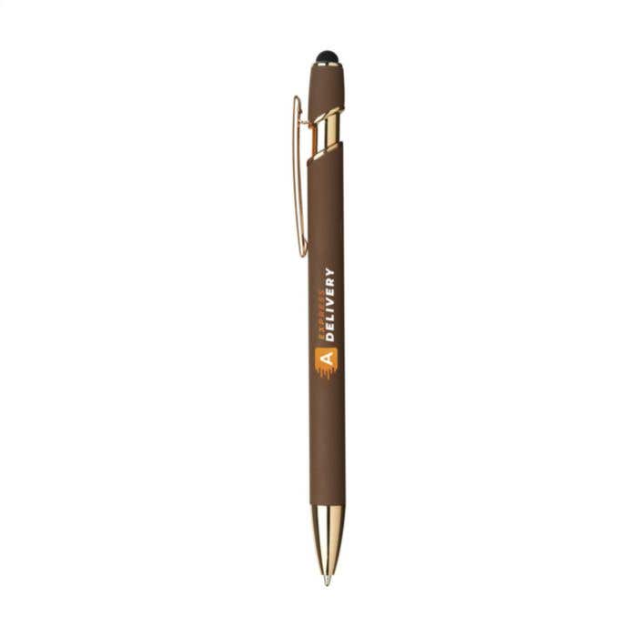 Stylus balpen | Gerecycled aluminium | Soft touch finish