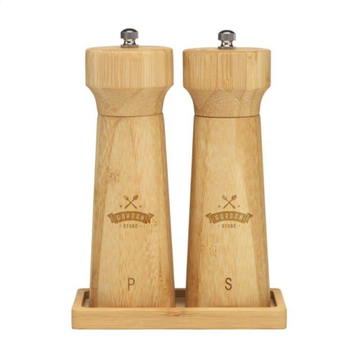 Ensemble poivre et sel Wooosh | Bambou FSC® | Mécanisme céramique