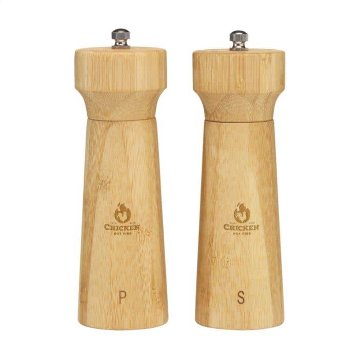 Ensemble poivre et sel Wooosh | Bambou FSC® | Mécanisme céramique