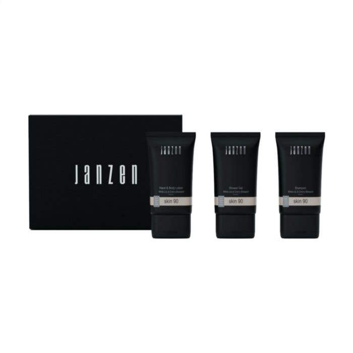 JANZEN Coffret Cadeau Skin 90 | 3 x 50 ml | Format Boîte aux lettres