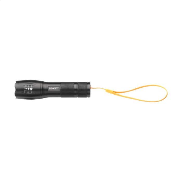 Lampe torche Homey's | Aluminium | 200 lumen | 150 m de portée