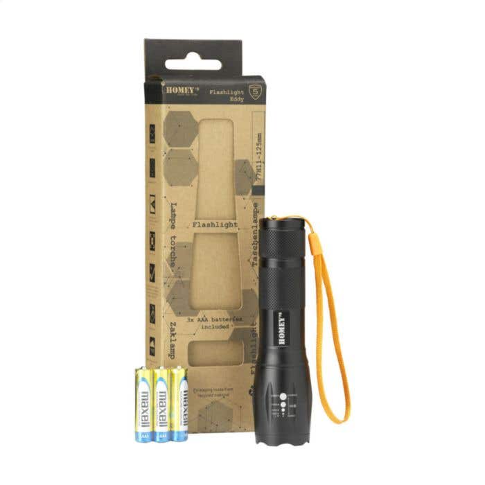 Lampe torche Homey's | Aluminium | 200 lumen | 150 m de portée