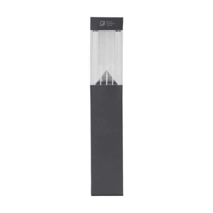 Grundig Lampe LED solaire | Acier inoxydable | Interrupteur crépusculaire automatique