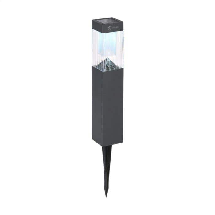 Grundig Lampe LED solaire | Acier inoxydable | Interrupteur crépusculaire automatique