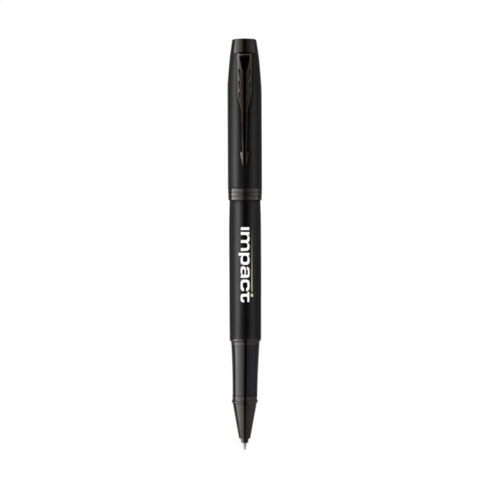 Parker Rollerpen IM Achromatic | Zwarte inkt | RVS | Afneembare dop