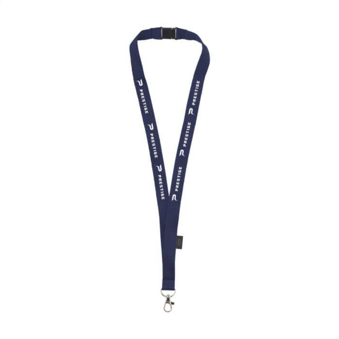 Cordon porte-clés | Recyclé | 2 cm | Fermeture de sécurité