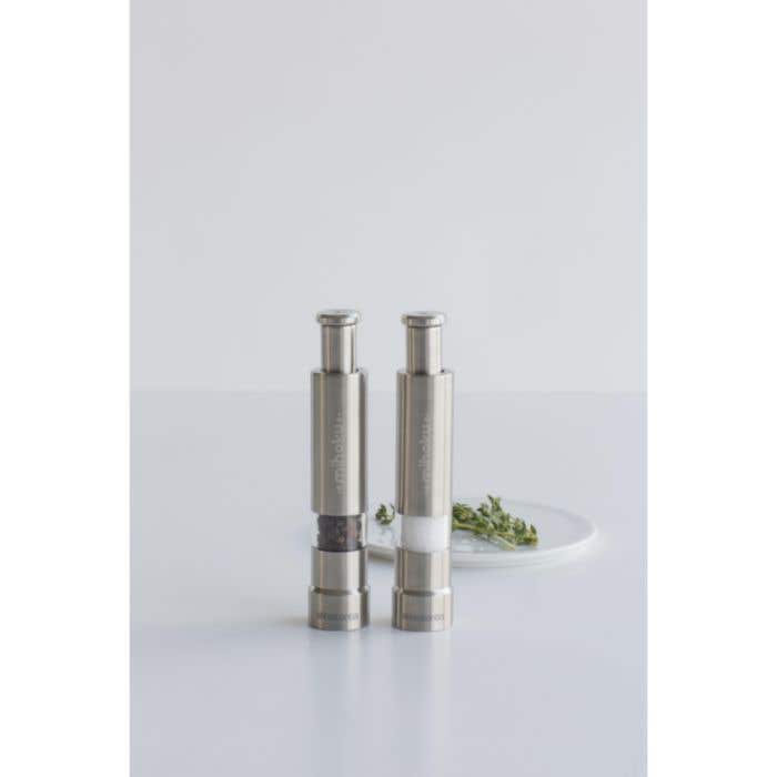 Brabantia | Set moulins à sel et poivre | Acier inoxydable recyclé