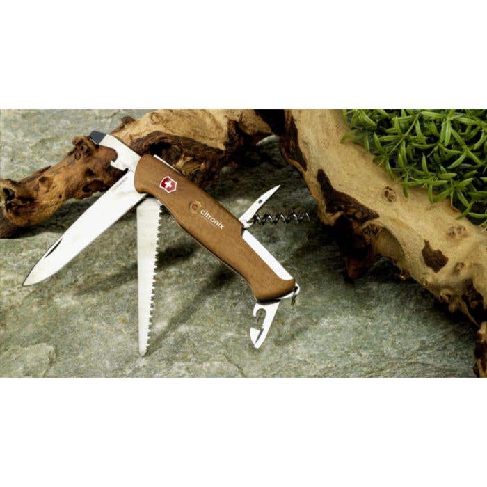 Couteau de poche Victorinox Rangerwood | 10 fonctions | Bois