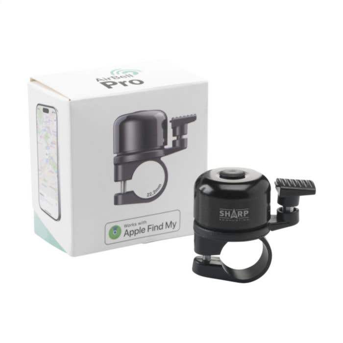 Sonnette de vélo AirBell Pro | Traceur Bluetooth | Apple Find My