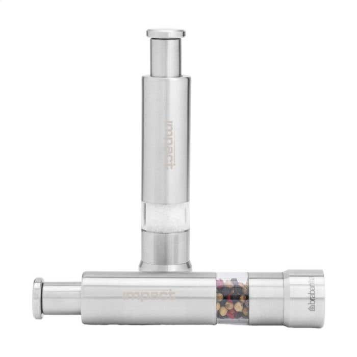 Brabantia | Set moulins à sel et poivre | Acier inoxydable recyclé