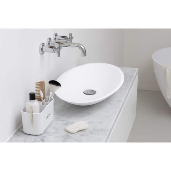 Brabantia | Caddy de salle de bain | Résistant à la corrosion | 5 compartiments