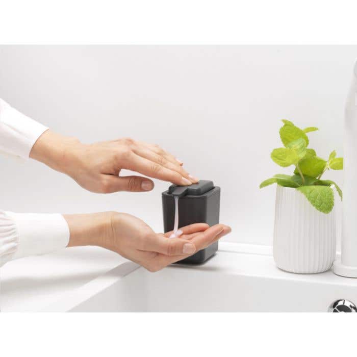 Brabantia Distributeur de savon | 200 ml | Pompe anti-goutte