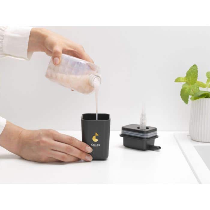 Brabantia Distributeur de savon | 200 ml | Pompe anti-goutte