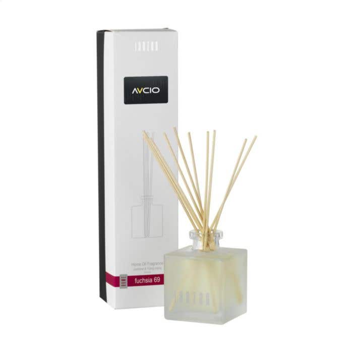 Bâtonnets parfumés JANZEN Fuchsia 69 | 200 ml | Flacon en verre