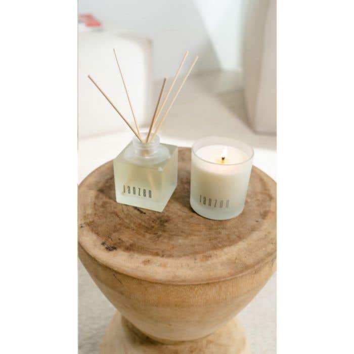 Janzen | Bougie parfumée Fuchsia 69 | Cire naturelle | Pot en verre