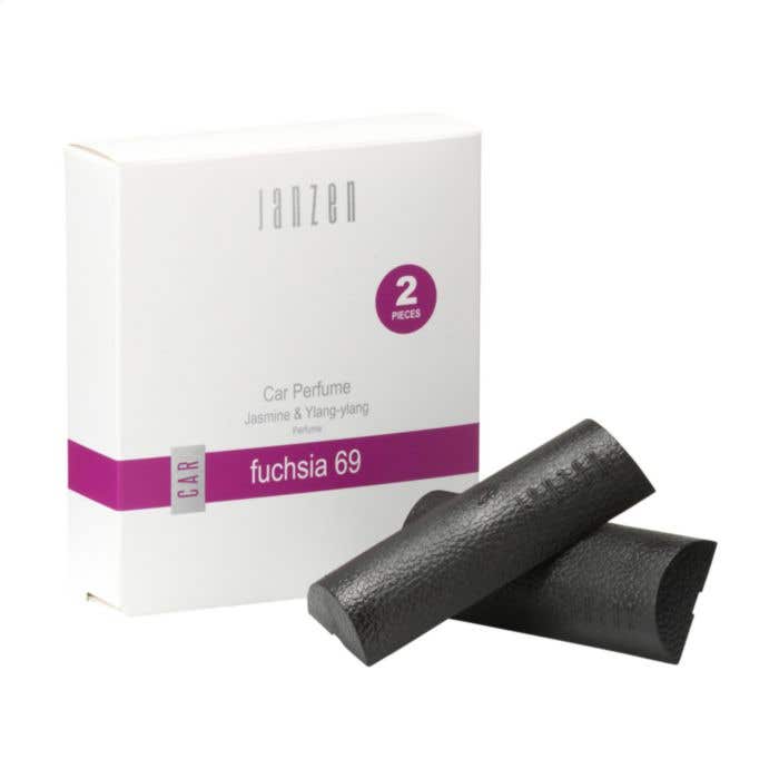JANZEN | Désodorisant voiture | Parfum: Fuchsia 69 | 2 pièces