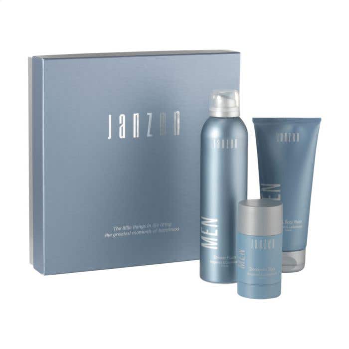 JANZEN | Verzorgingsset | 3-delig | Bergamot & Cederhout