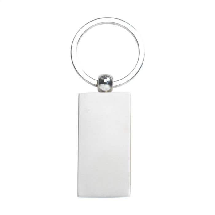 Sleutelhanger | Hout | Mat metaal