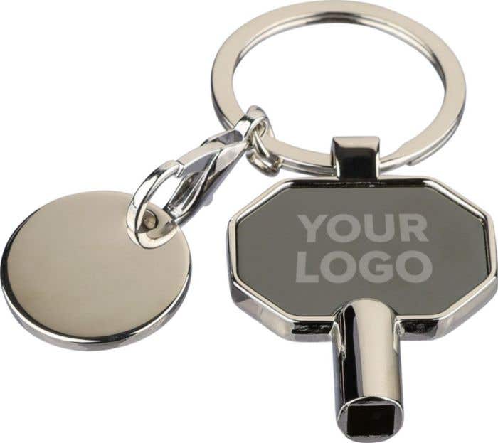 Sleutelhanger munt Radiator Pilea