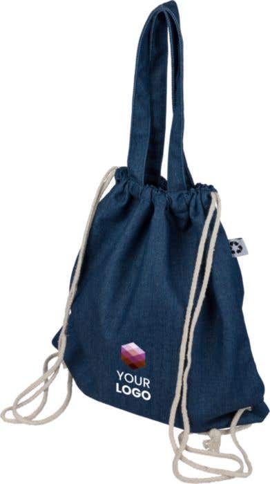 Rugzak Cordo Parlor | 6,6 L | Gerecycleerd Denim | Trekkoord | Draagtas