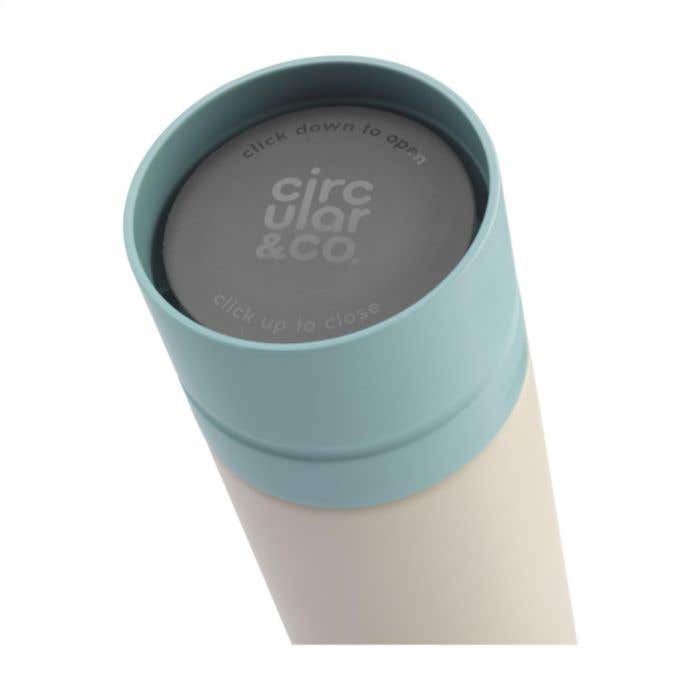 Circular&Co drinkfles | Gerecycleerd | 600 ml | 360° drinkopening