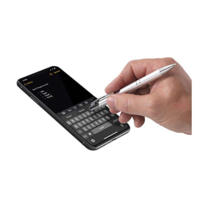 Stylus balpen Ebony Touch | Aluminium | Touchscreen-pointer