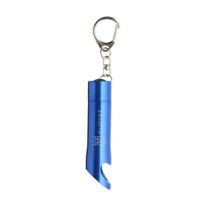 Lampe torche LED | Aluminium | Avec ouvre-bouteille et mousqueton