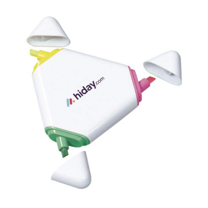 Surligneur TrioMarker | 3 couleurs | Jaune, vert et rose