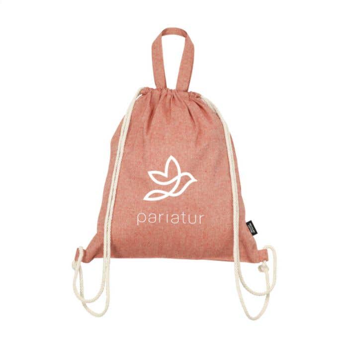 Sac à dos | Coton recyclé | 8 l | Cordon de serrage