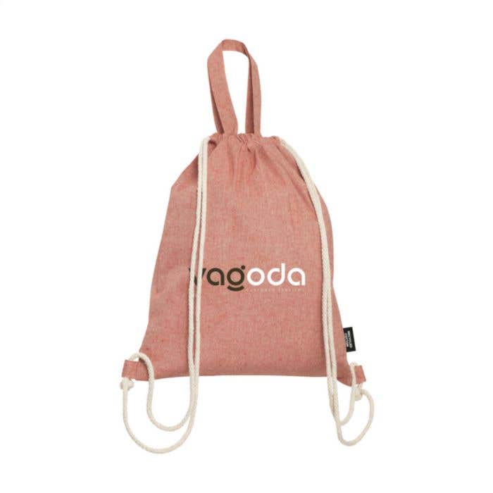 Sac à dos | Coton recyclé | 8 l | Cordon de serrage