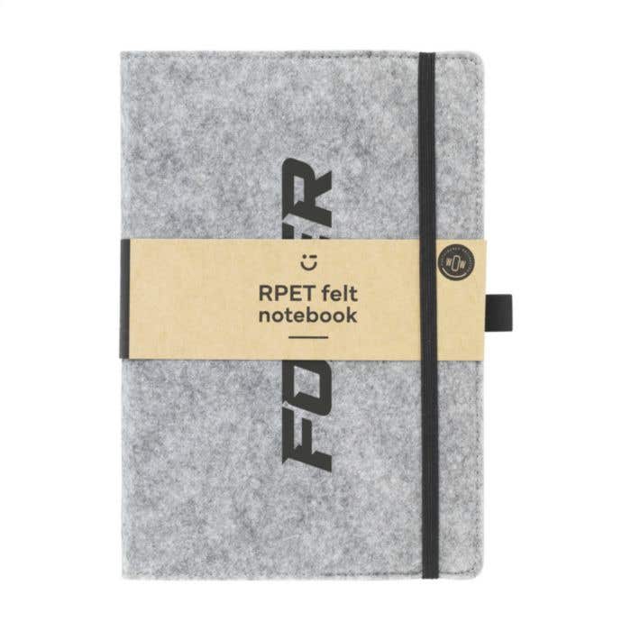 Carnet de notes | Feutre RPET recyclé | A5 | Ligné