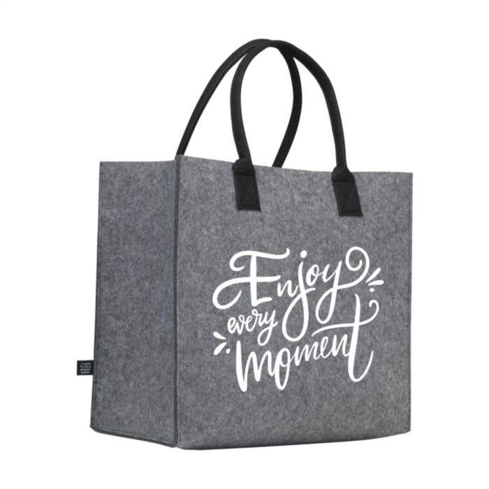 Sac de courses | Feutre recyclé | 28 l
