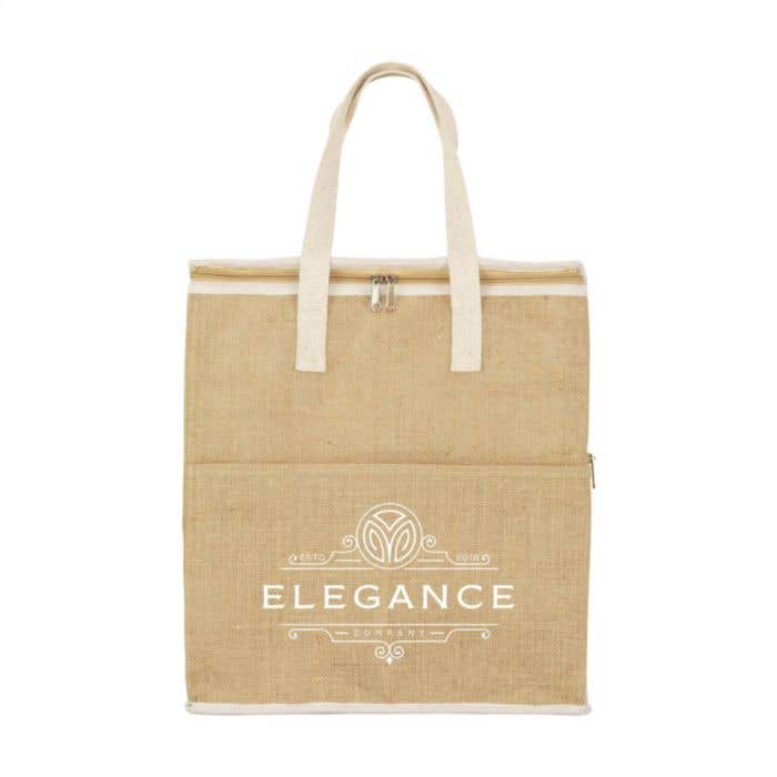 Sac isotherme Mumbai | Jute | 24 L | Poche latérale